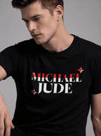 Red White Typography