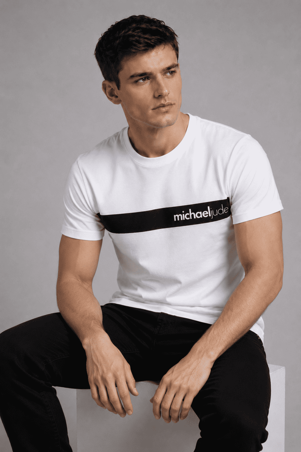 Minimal Stripe Premium White