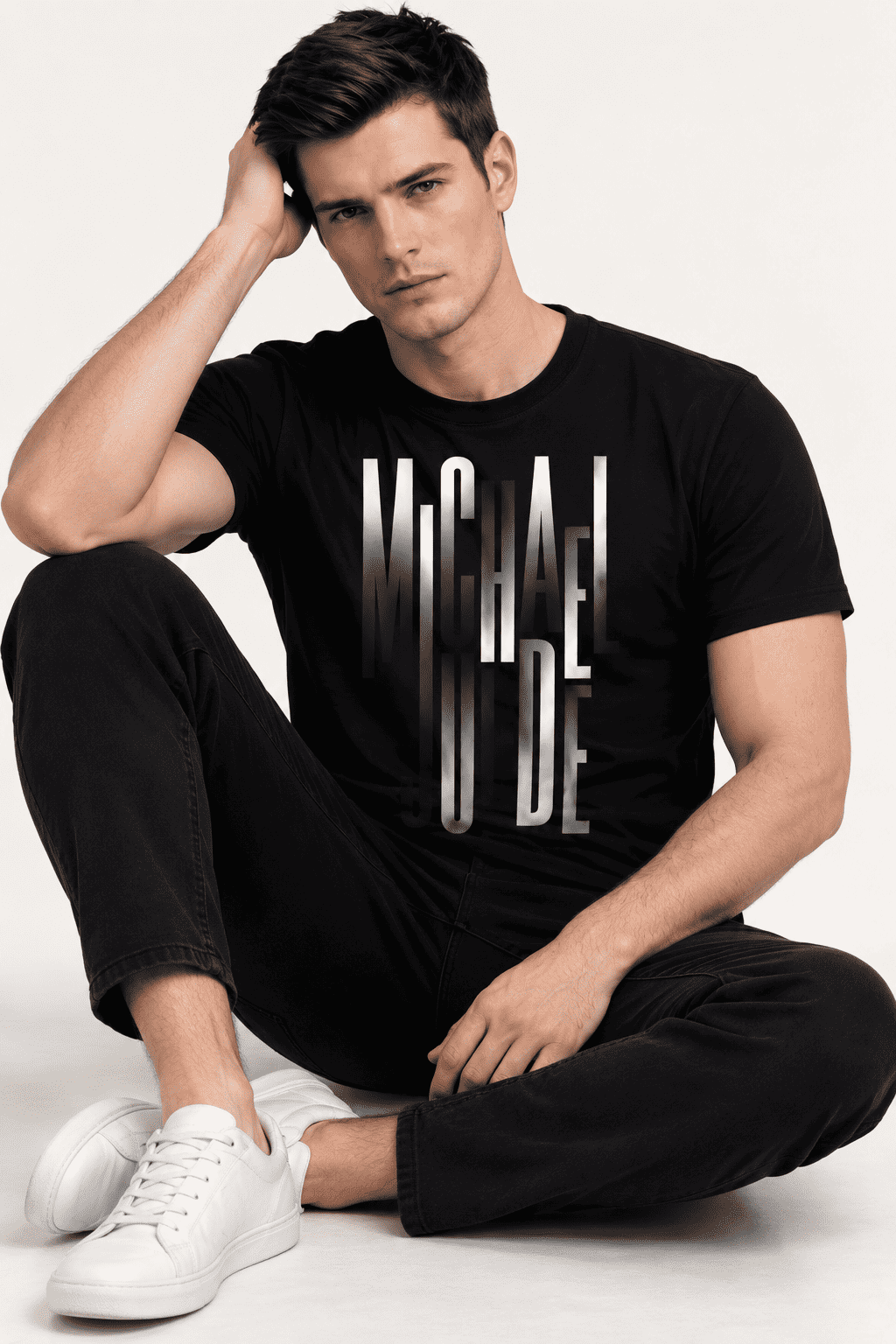 Vertical Gradient Typography