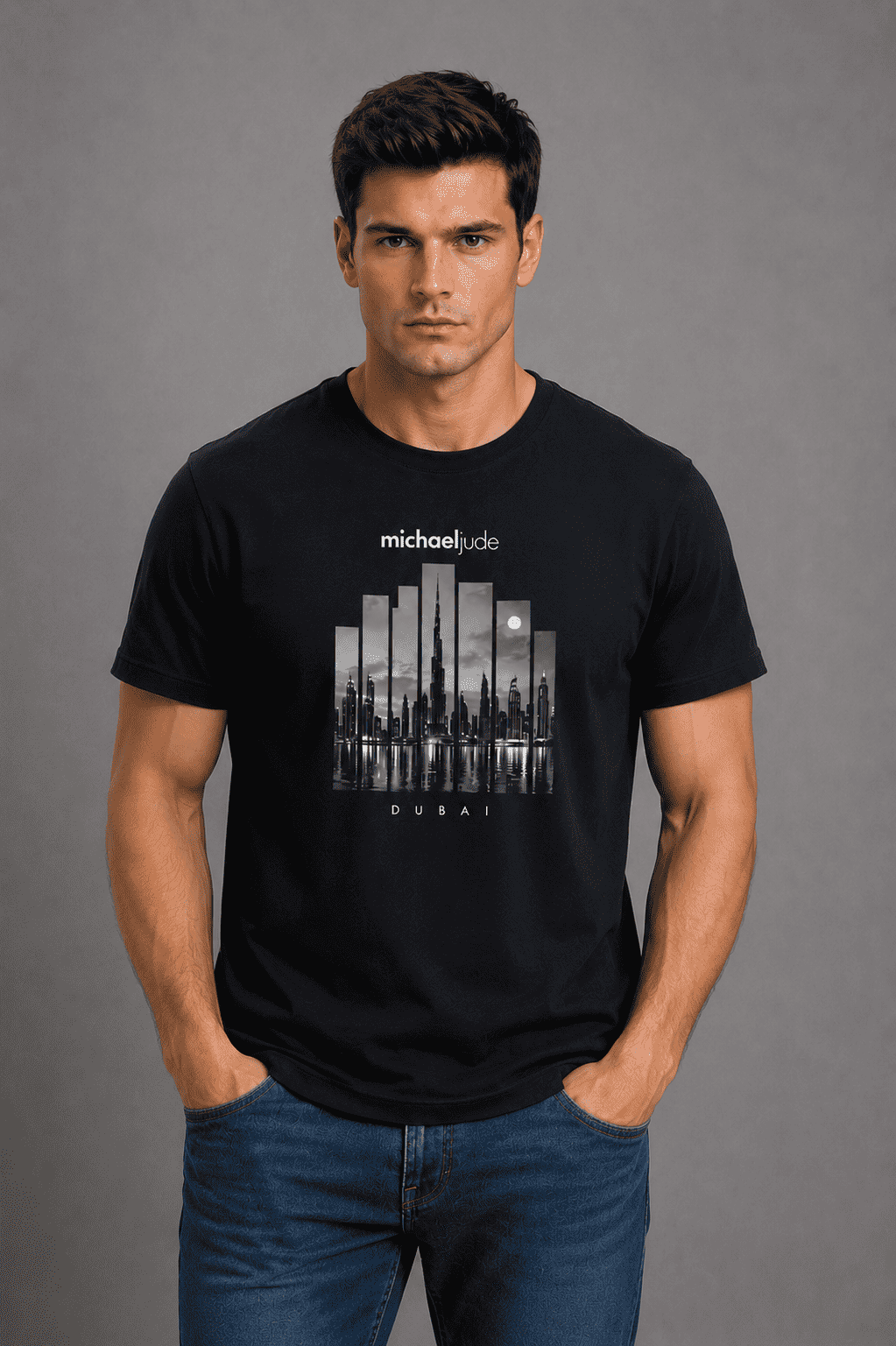 Dubai Skyline Graphic
