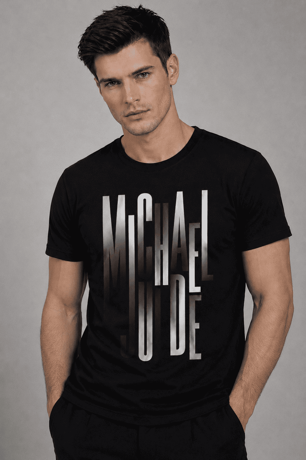 Vertical Gradient Typography