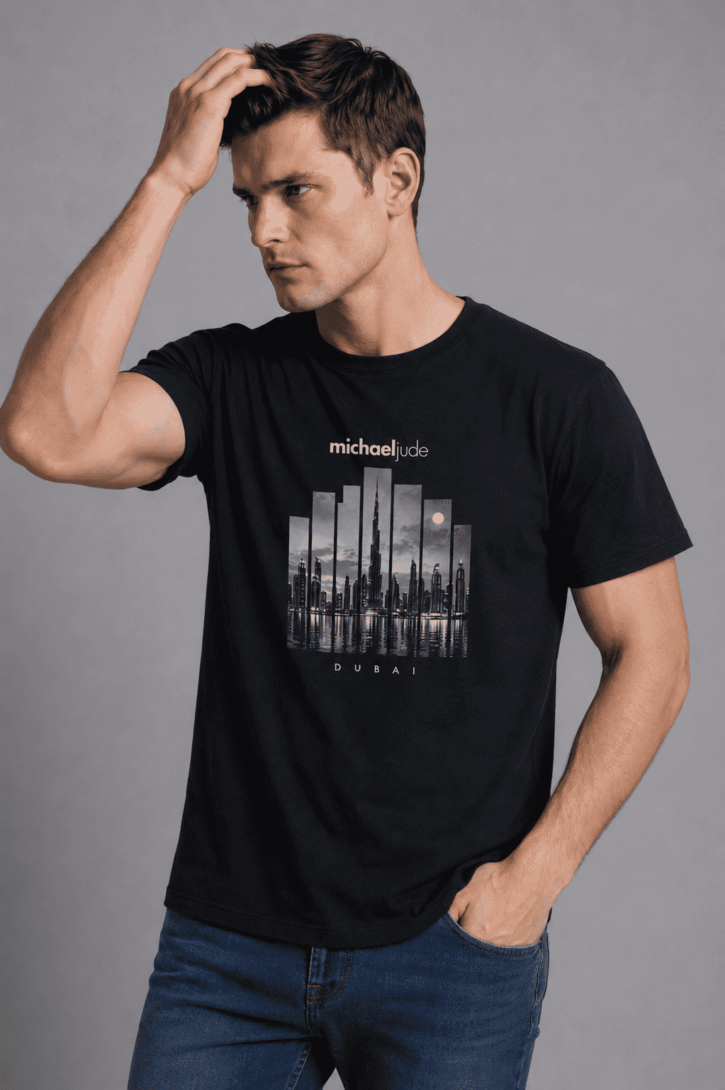 Dubai Skyline Graphic