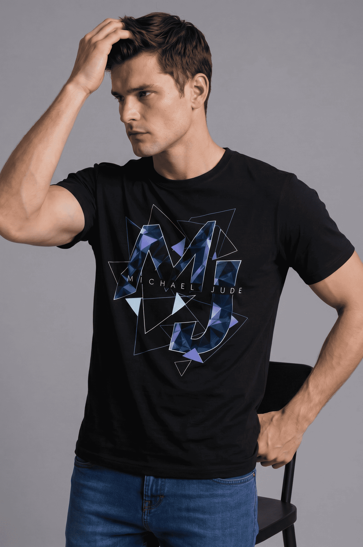 Purple Prism Monogram