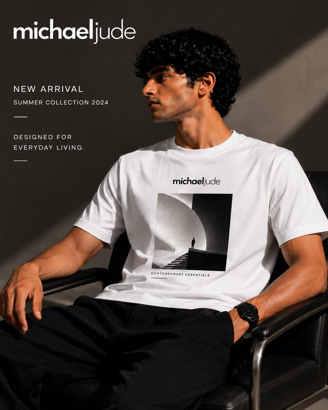 Michael Jude Contemporary Graphic T-Shirt