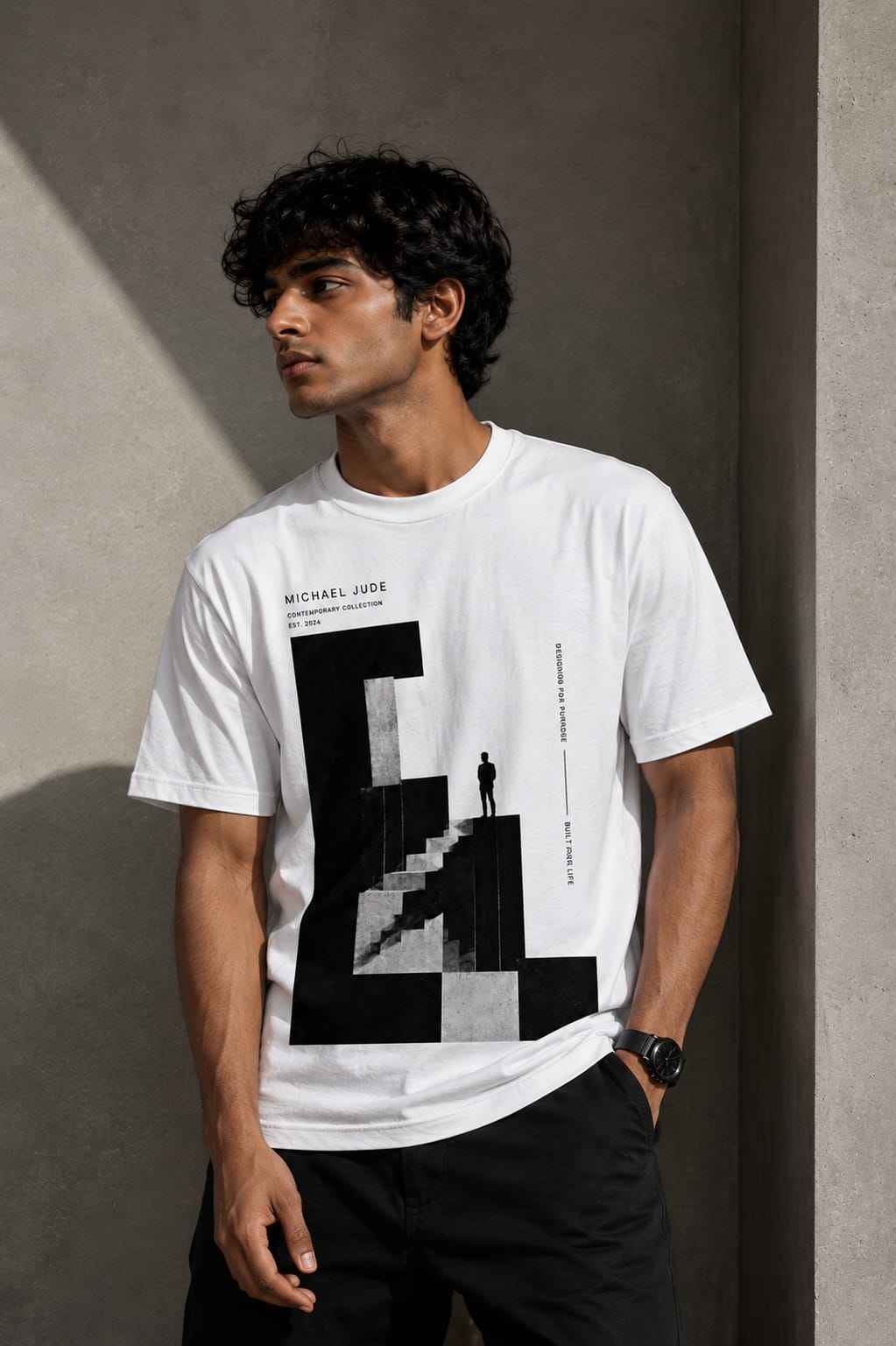 Minimalist Graphic White